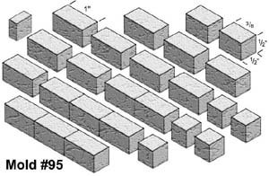 #11095 - Gipssteine aus Hirstarts Form #95